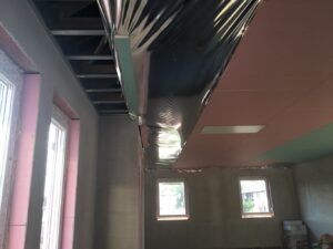 generálkivitelezés Kecskemét gipszkarton álmennyezet hőtükrös fólia