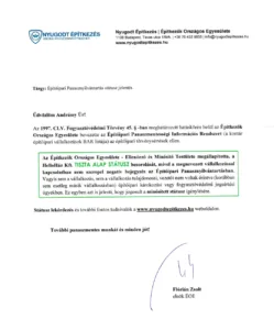 tiszta alap státusz